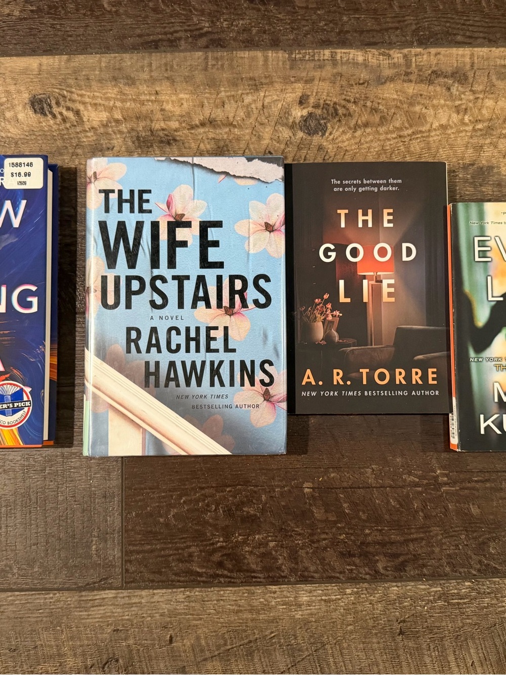 4 Thriller & Mystery Book Lot Mary Kubica Rachel Hawkins